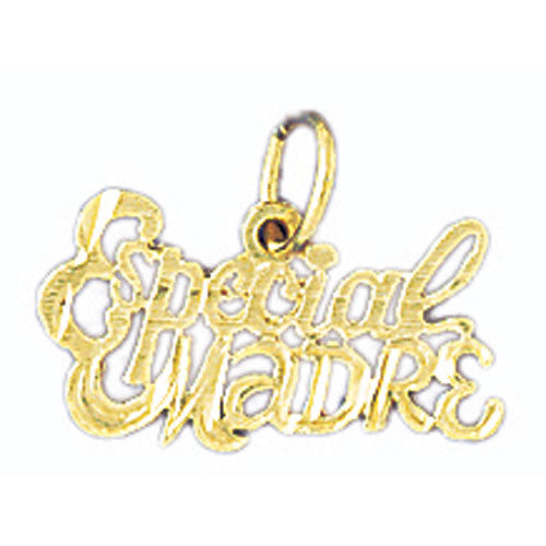 14k Yellow Gold Especial Madre Charm