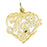 14k Yellow Gold #1 Mama Charm