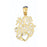 14k Yellow Gold #1 Mother Charm