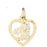 14k Yellow Gold #1 Mom Charm