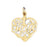 14k Yellow Gold #1 Mom Charm