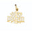 14k Yellow Gold #1 Mom Charm