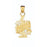 14k Yellow Gold #1 Mom Charm