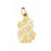 14k Yellow Gold #1 Mom Charm