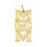 14k Yellow Gold #1 Mom Charm