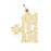 14k Yellow Gold #1 Mom Charm