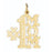 14k Yellow Gold #1 Mom Charm