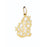 14k Yellow Gold #1 Mom Charm