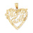 14k Yellow Gold Mother of Twins Charm
