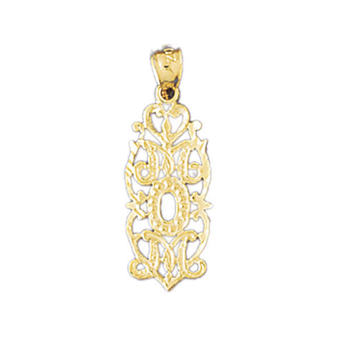 14k Yellow Gold Best Mom Charm