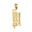 14k Yellow Gold Best Mom Charm