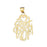 14k Yellow Gold Best Mom Charm