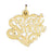 14k Yellow Gold Sweet Mom Charm