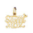 14k Yellow Gold Sweet Mom Charm