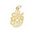 14k Yellow Gold Sweet Mom Charm