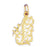 14k Yellow Gold #1 Dad  Charm