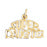 14k Yellow Gold Super Daughter Charm