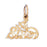 14k Yellow Gold #1 Sister Charm