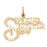 14k Yellow Gold Special Sister Charm