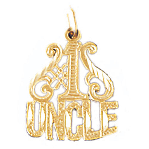 14k Yellow Gold #1 Uncle Charm