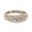 Sterling Silver Rhodium Plated and multi-color CZ Bangle