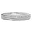 Sterling Silver Rhodium Plated and Multi-Row CZ Bangle