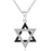 Sterling Silver Rhodium Plated with CZ and Black CZ Necklace