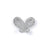 Sterling Silver Rhodium Plated and CZ Butterfly Pendant